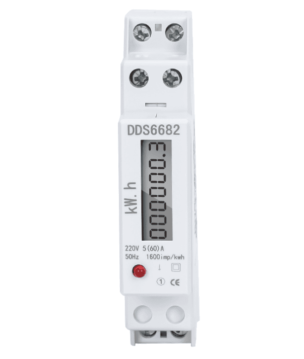 Single Phase DIN Rail Energy Meter view 2